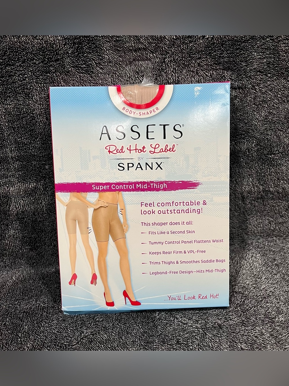 ASSETS Red Hot Label by SPANX Super Control Mid-Thigh body shaper size 3C